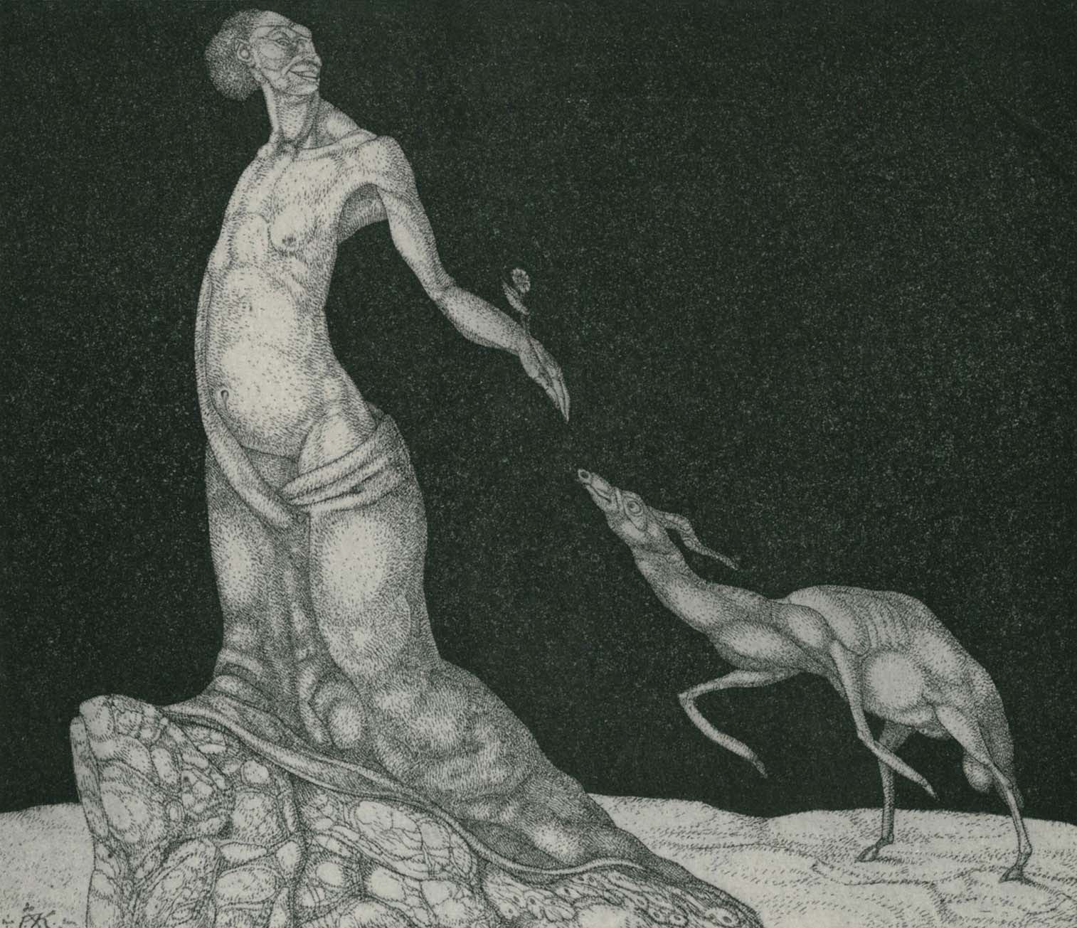 Paul Klee (1879-1940), gravure, 1904