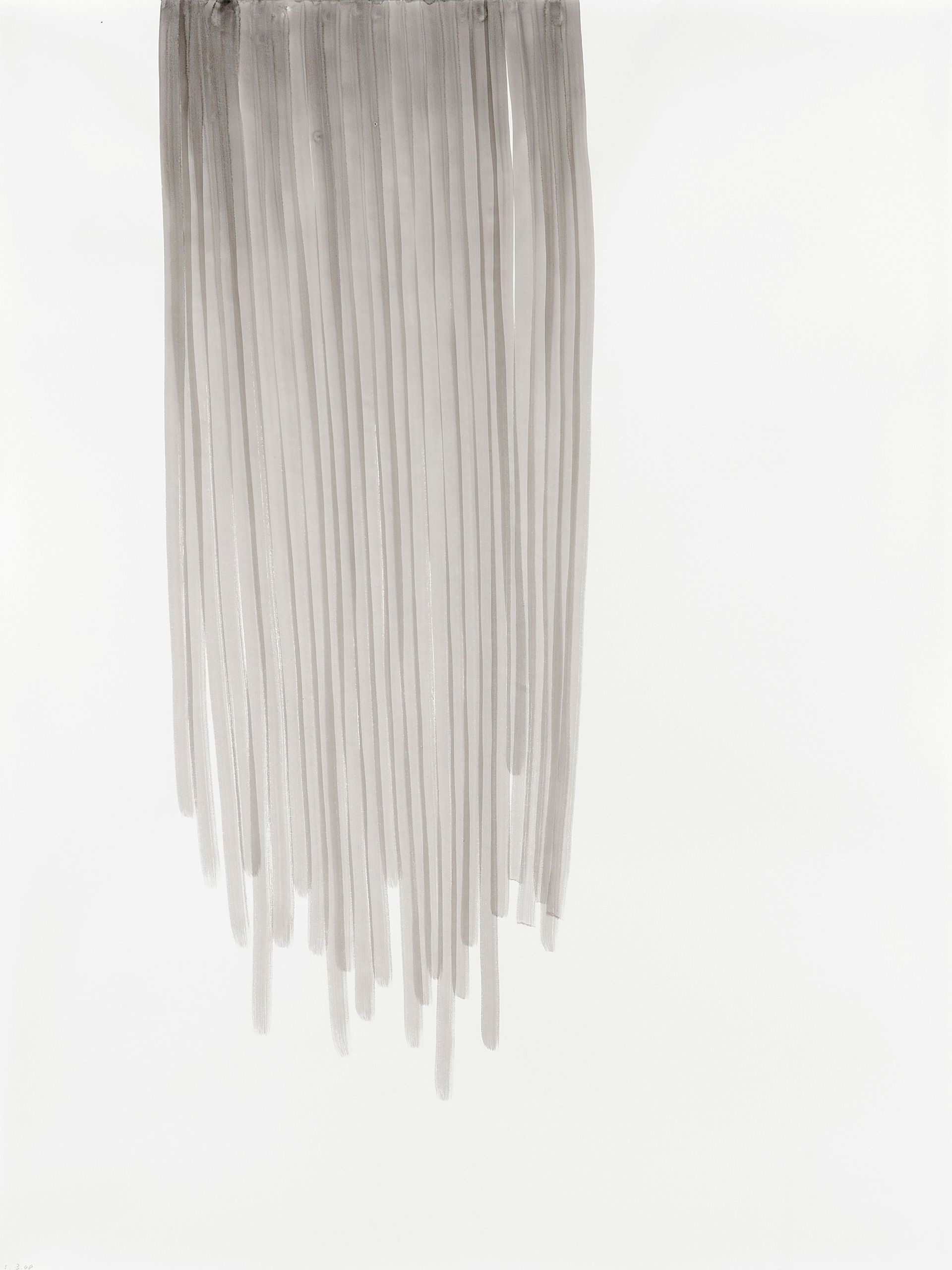 Silvia Bächli (*1965), Sans titre, 2008, gouache sur papier, 200 x 150 cm