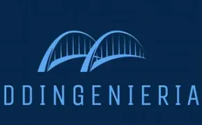 Un logotipo para una empresa llamada dd ingeniería.