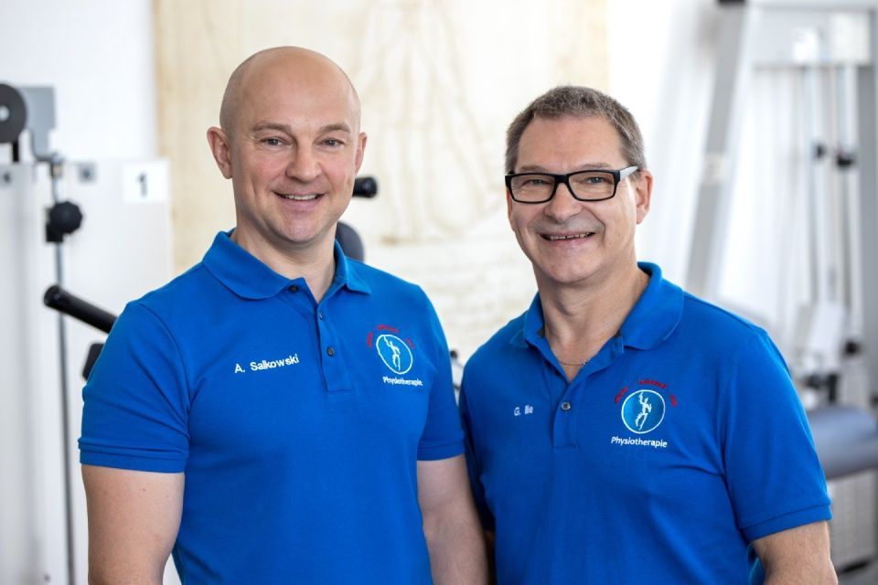 Physiotherapeuten Guido Ille und Alexander Salkowski