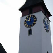 Kirchturm Fassade Sanierung - Bachmann Maler- und Tapezierarbeiten - Glattbrugg
