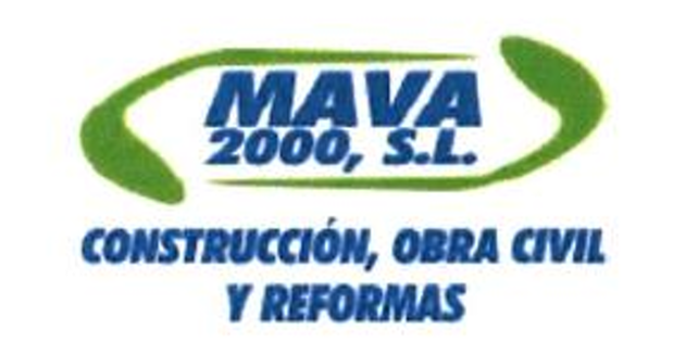 Logo of MAVA 2000, S.L., a construction company. 