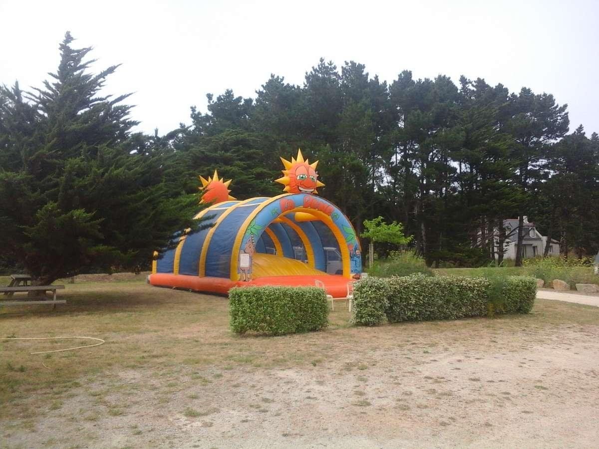 Structure gonflable de Ty Park au Palais dans le Morbihan