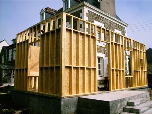 Extension ossature bois