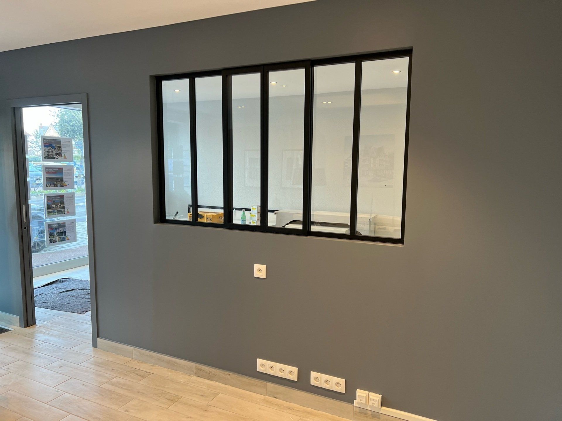 Installation de verrière