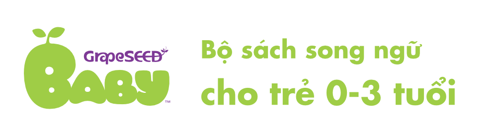 Bộ sách song ngữ GrapeSEED Baby cho trẻ 0-3 tuổi