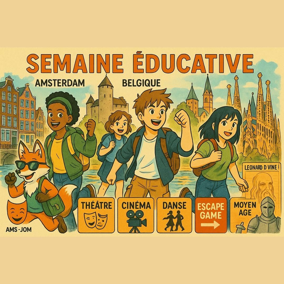 Élèves sur une scène