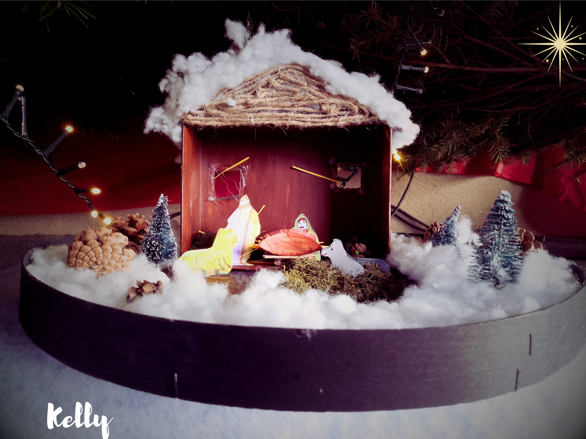 Une crèche en miniature
