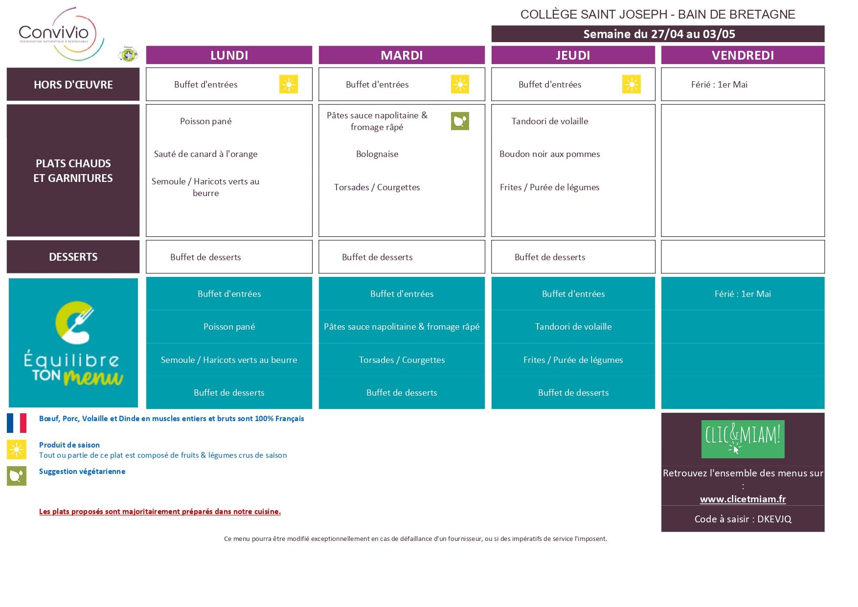 Restaurant du collège