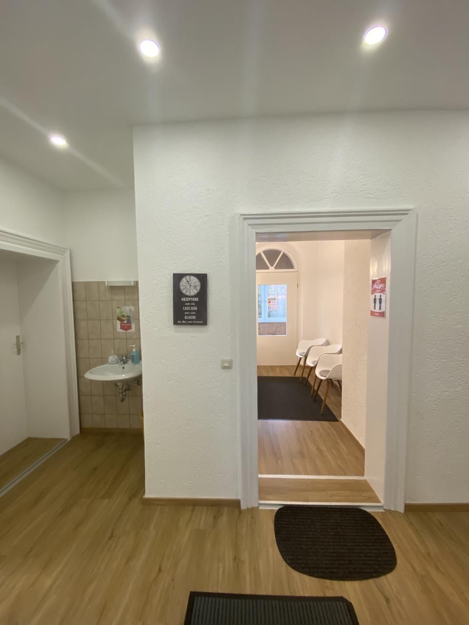 Eingangsbereich der Physiotherapie Johannes Seidl