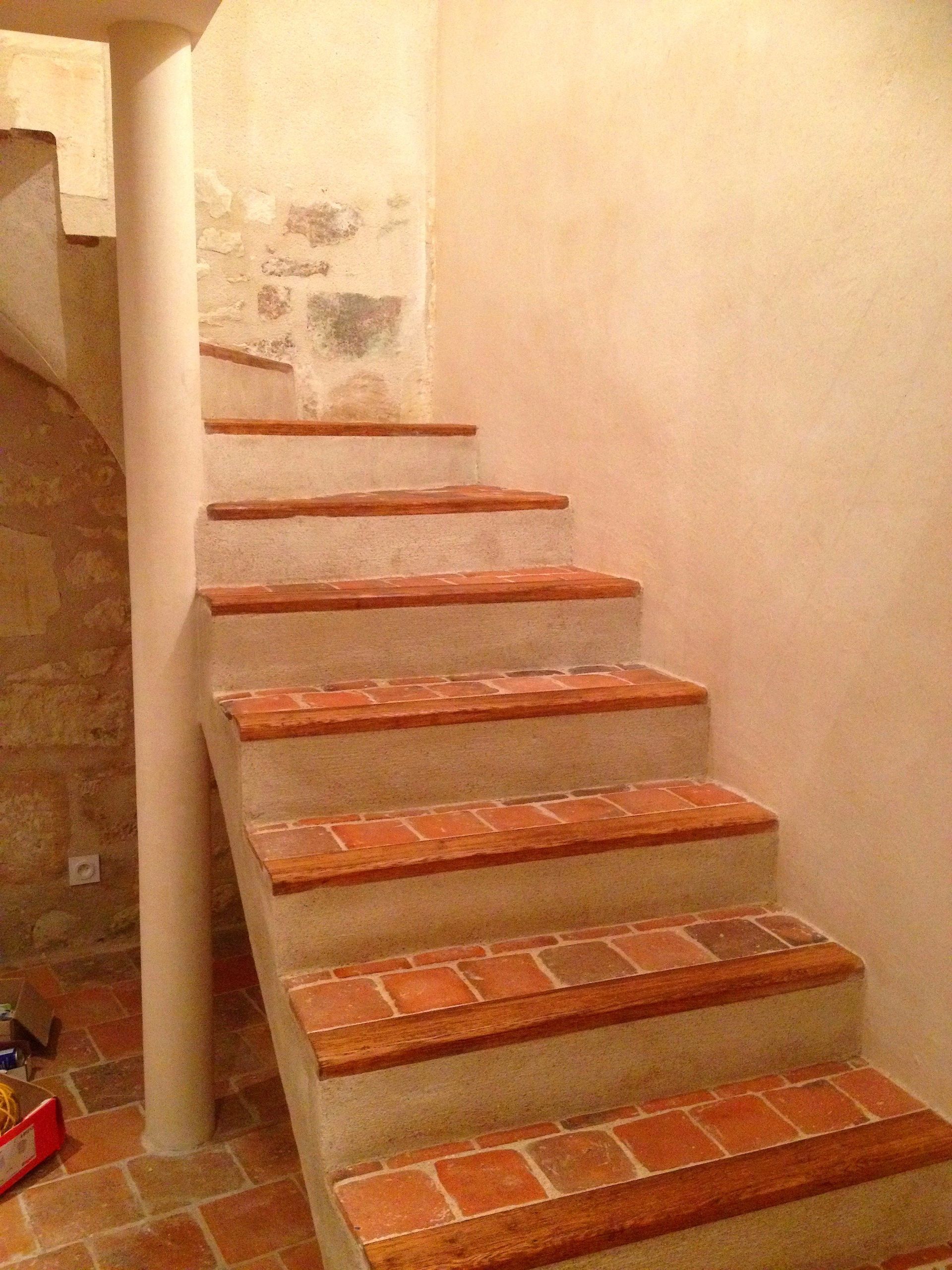Escalier en tommette