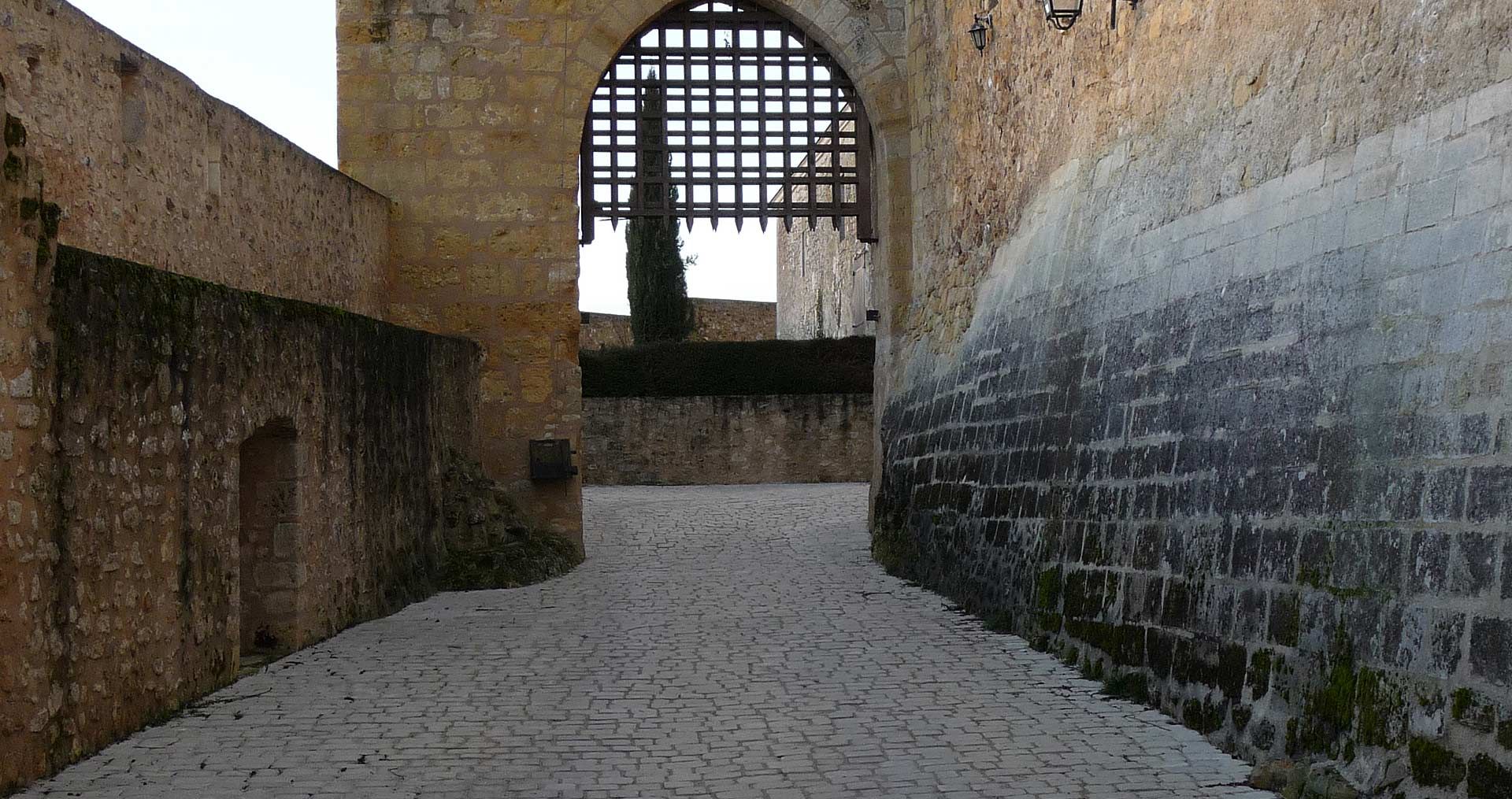 Rue médiévale pavée