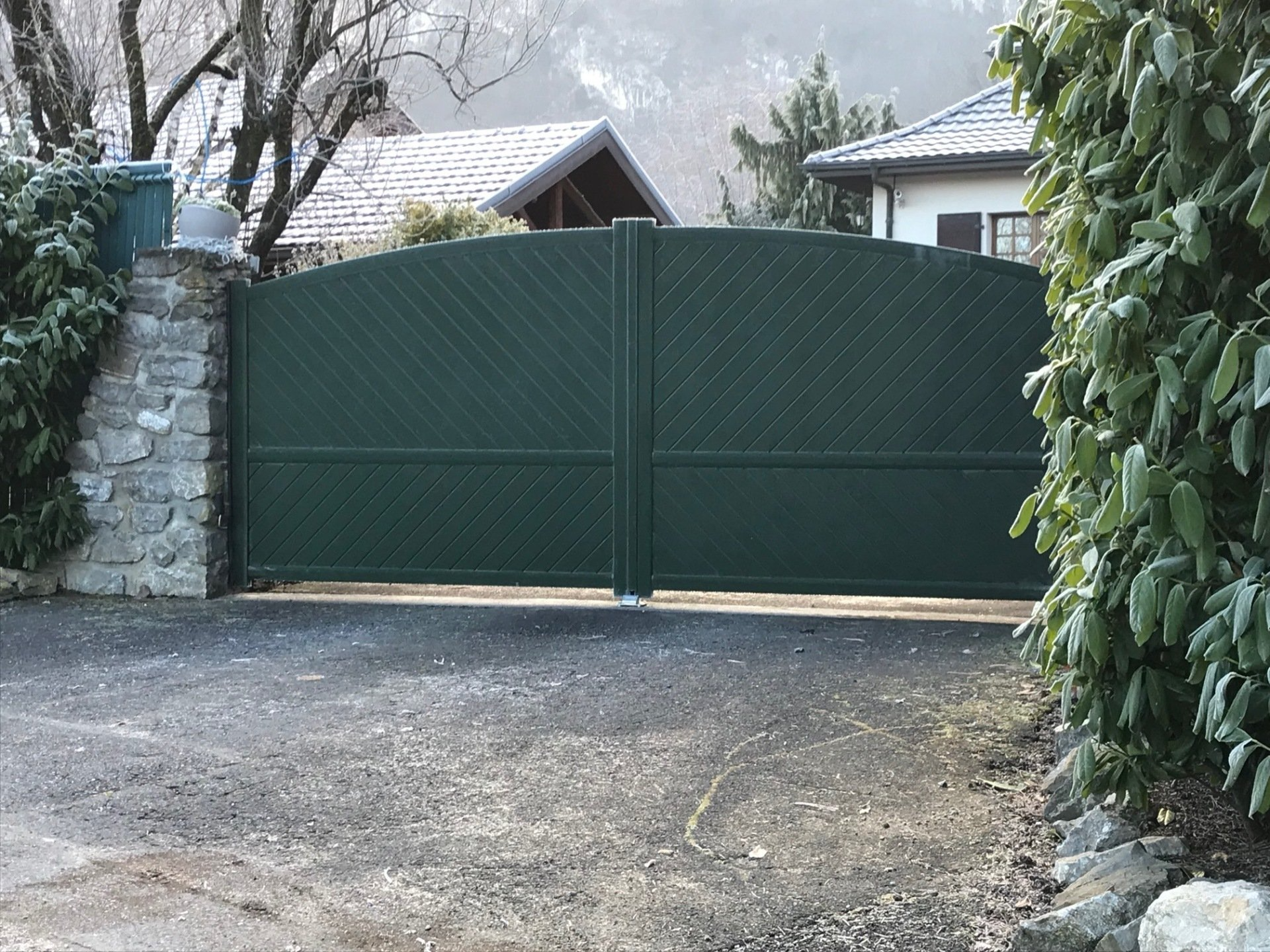 Portail aluminium Sib à Étrembières