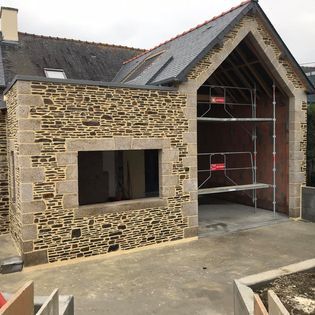 Une maison en construction