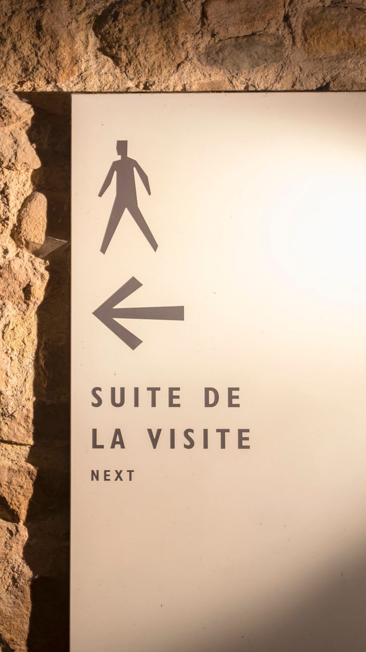 Signalétique de visite
