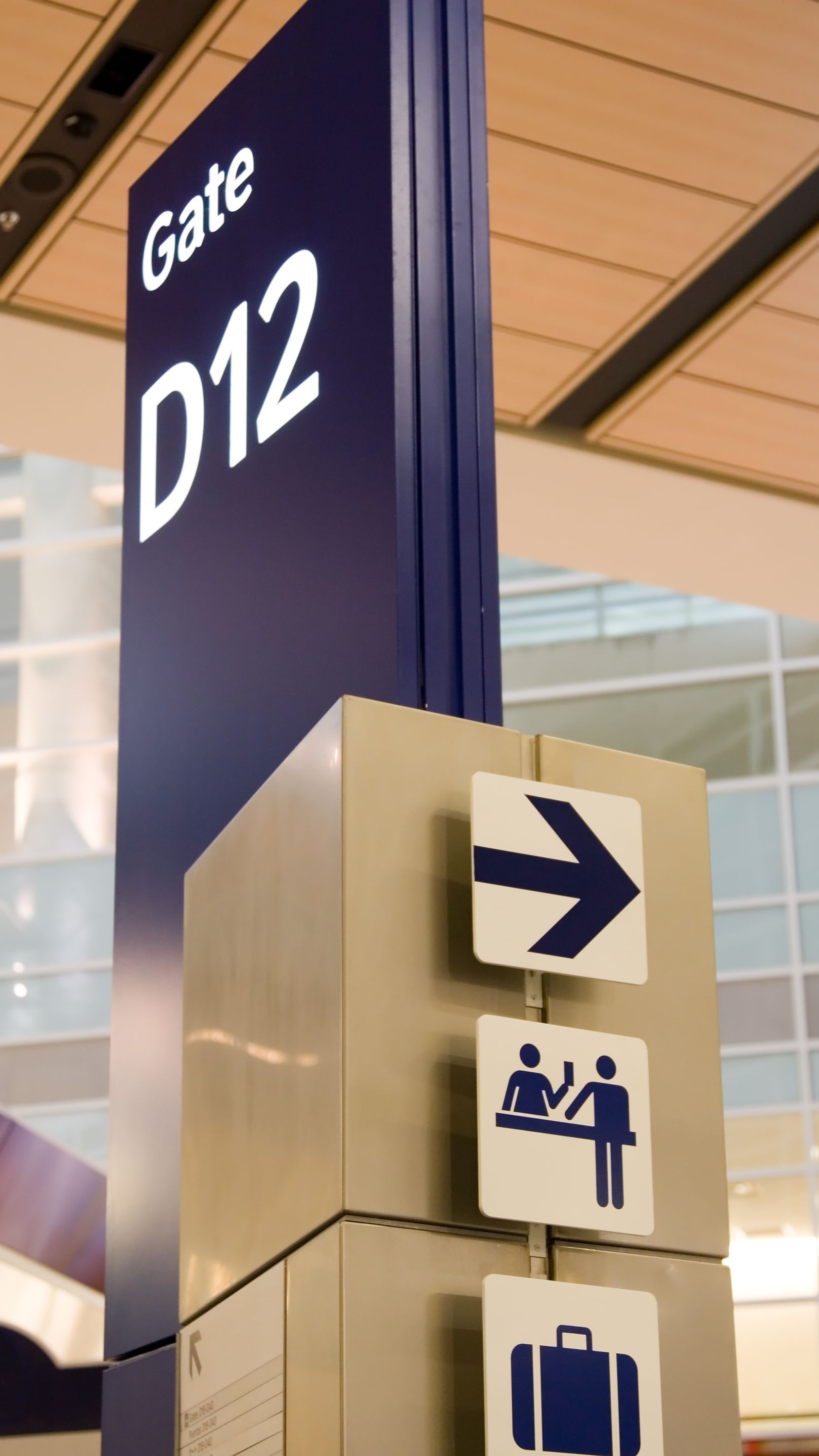 Signalétique d'aéroport