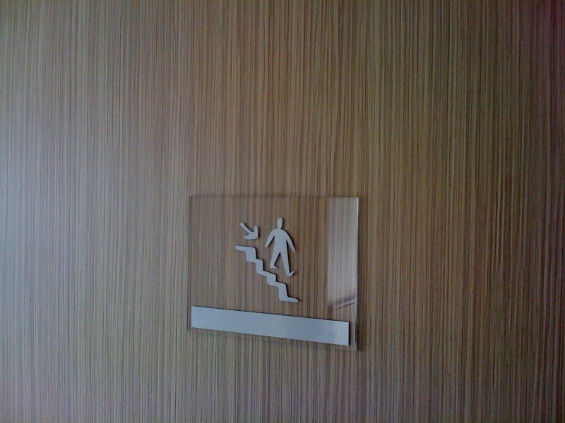 Signalétique de visite