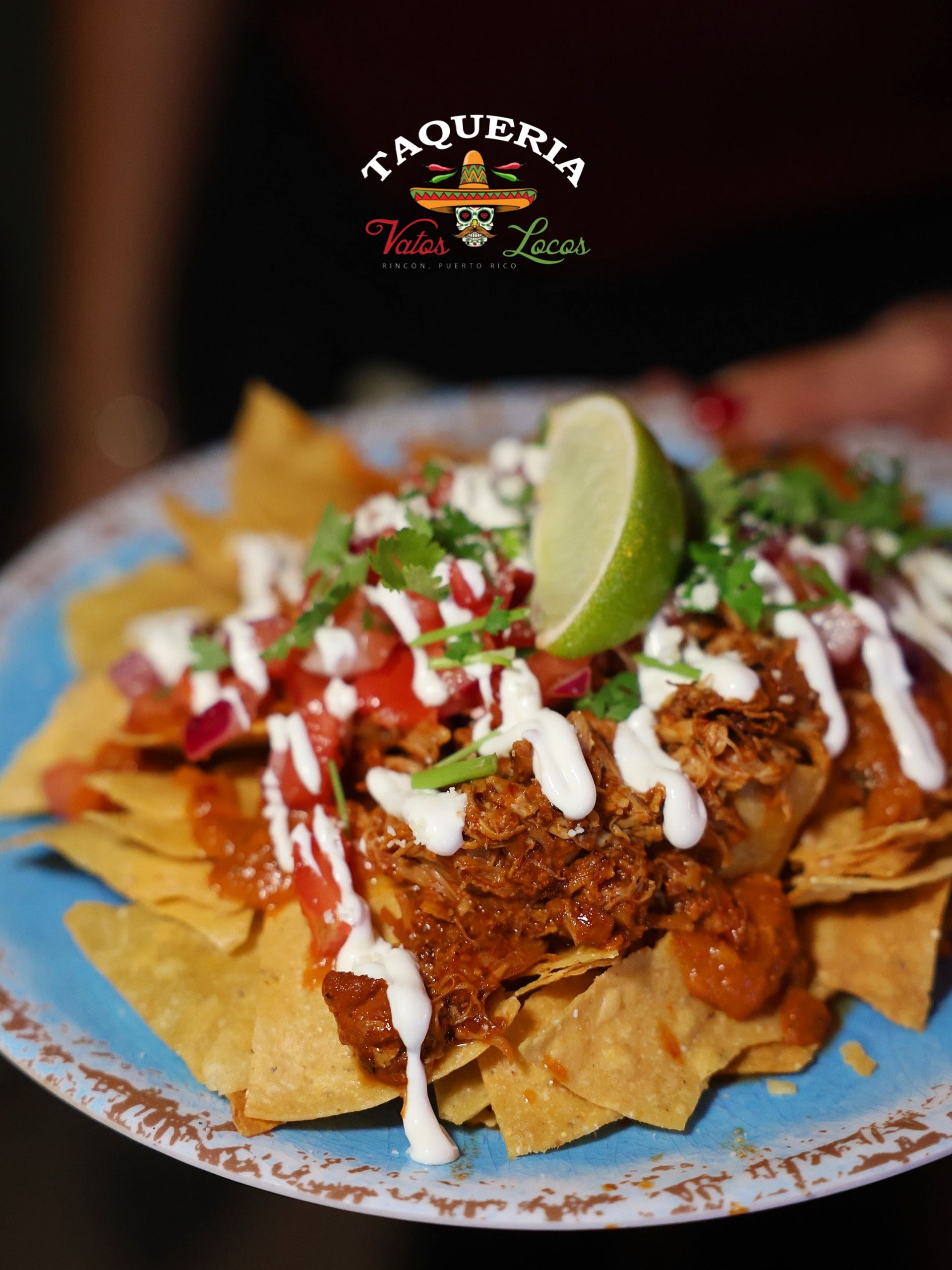 Nachos at Taquería Vatos Locos in Rincón