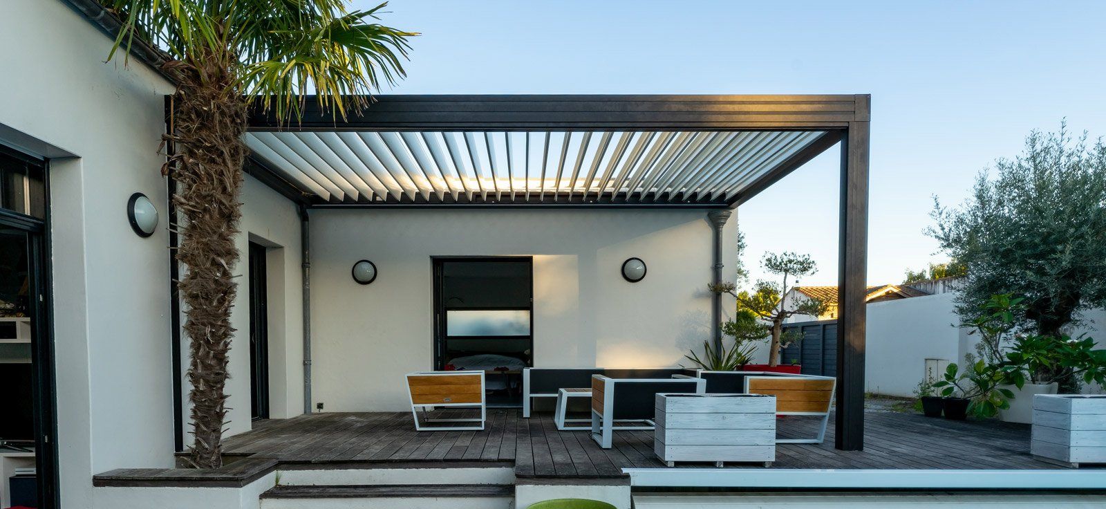 Pergola bioclimatique