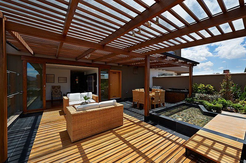 Pergola en bois