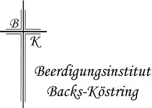 Beerdigungsinstitut Backs-Köstring Logo