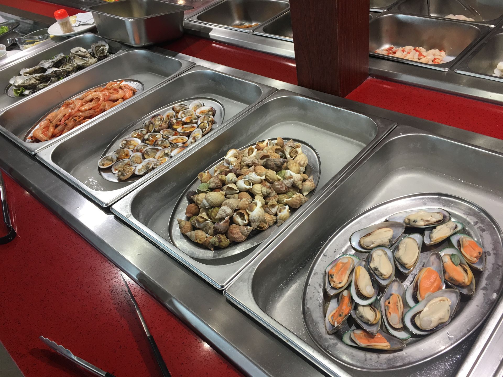 Plats de fruits de mer