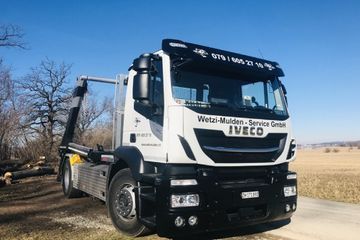 Lkw der Wetzi-Mulden-Service GmbH