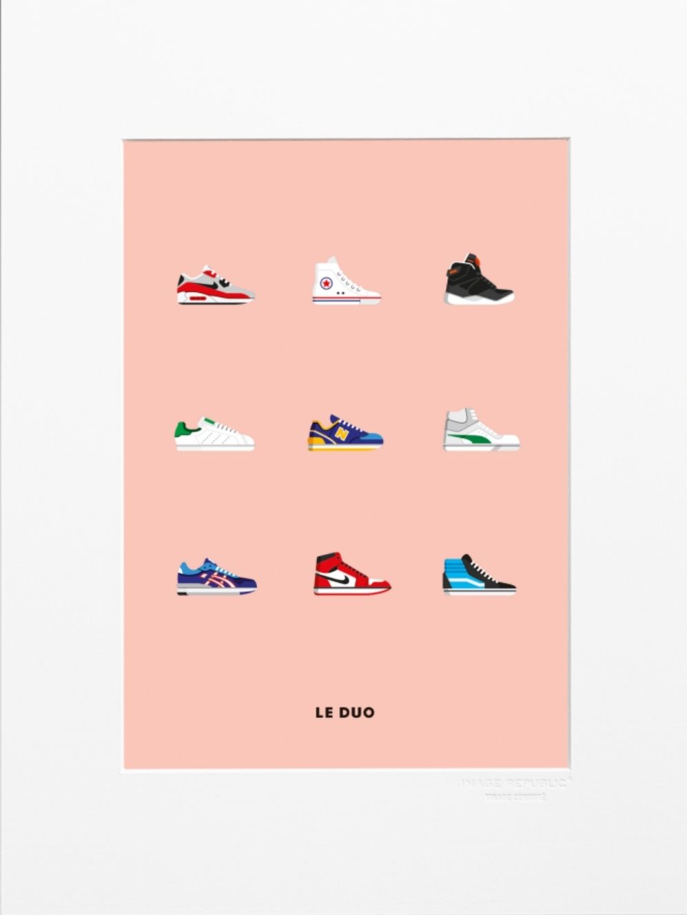 Dessin de chaussures Sneakers