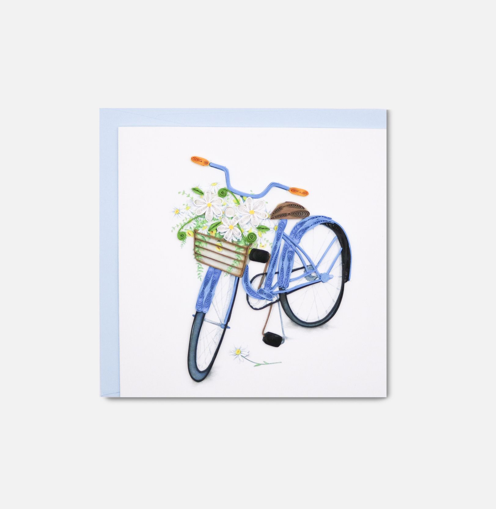 Dessin d'un vélo bleu