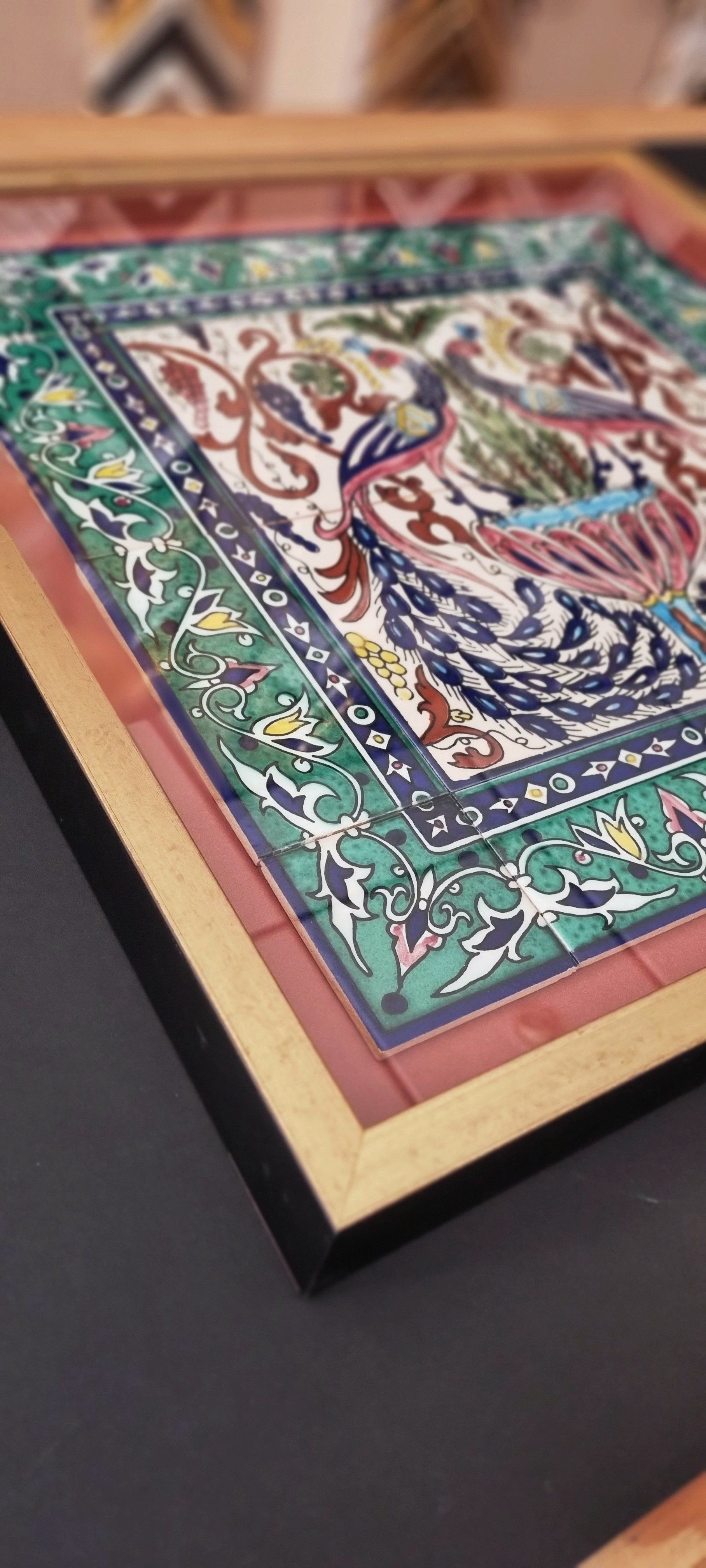 Cadre autour d'une mosaïque