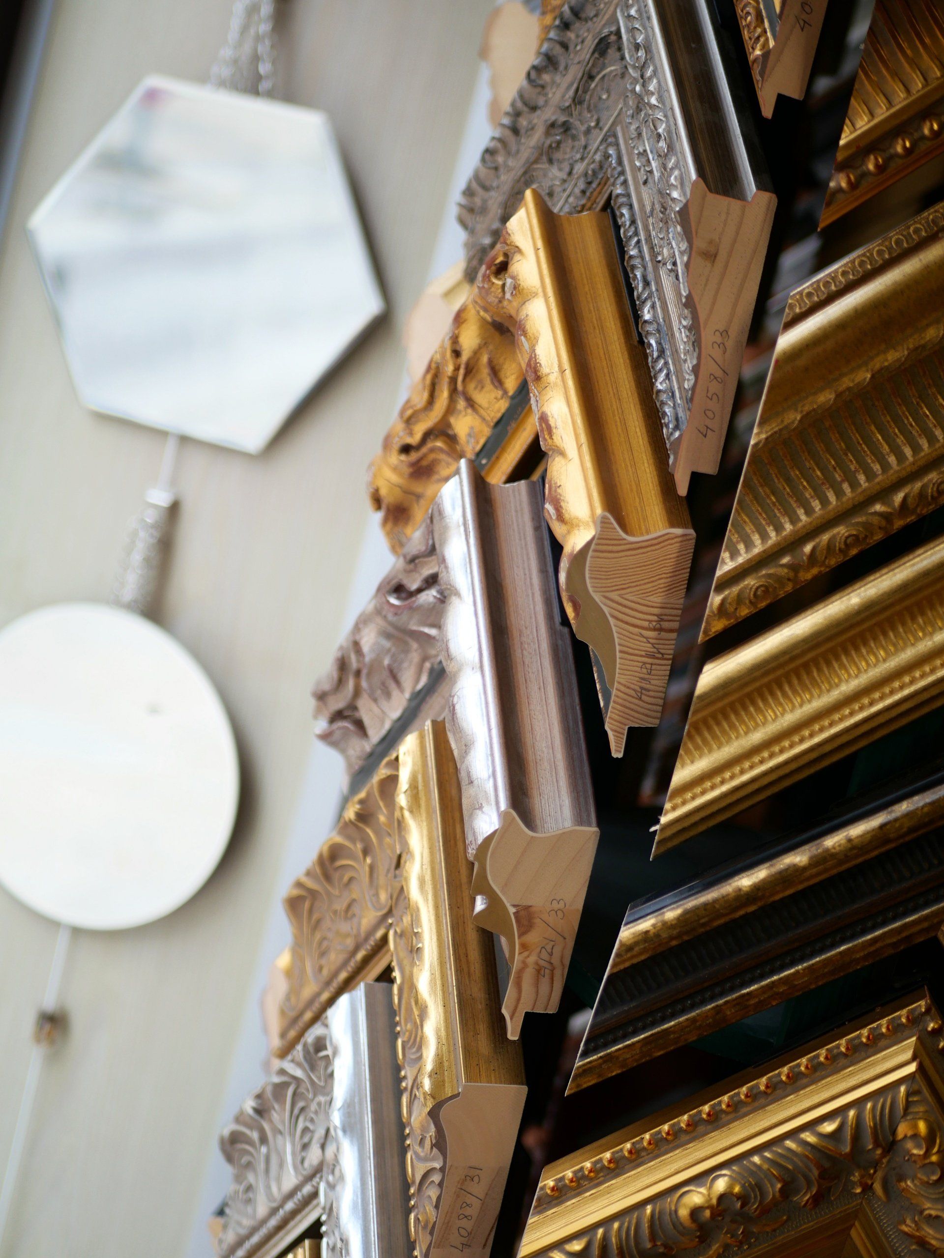 Baguettes traditionnelles dorées et argentées