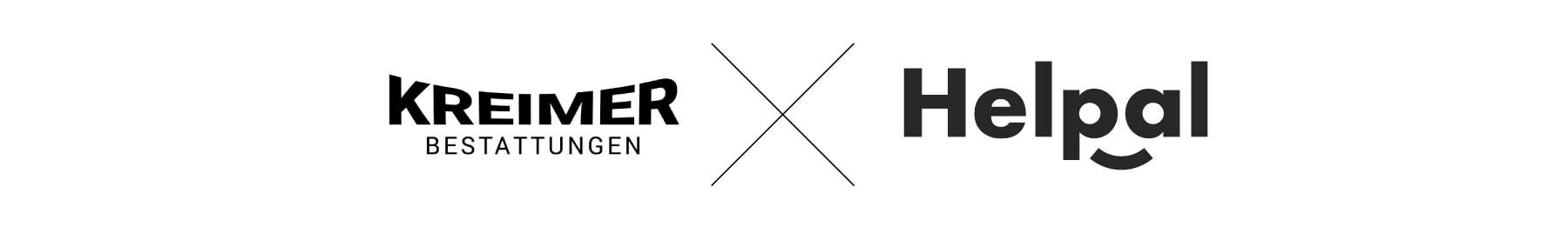 Ein schwarz-weißes Logo für Kreimer und Helpol