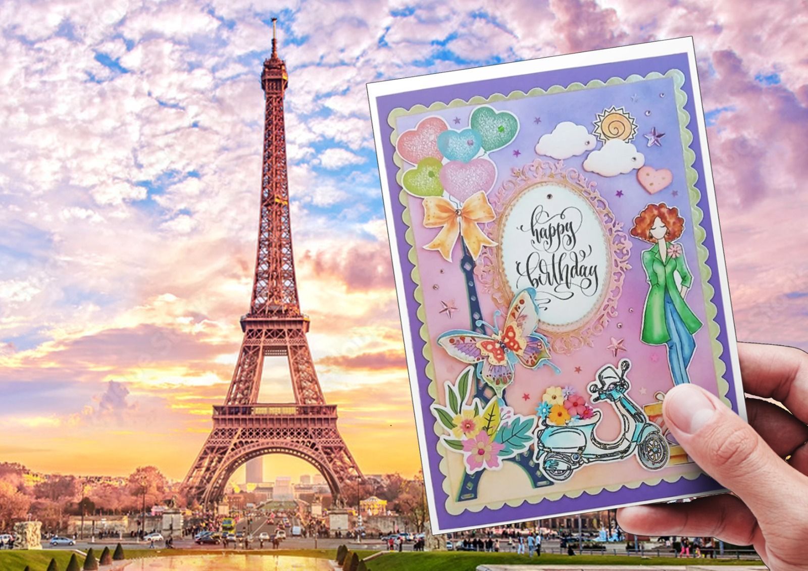 Different sizes and design for Birthday Greeting Card Dubai