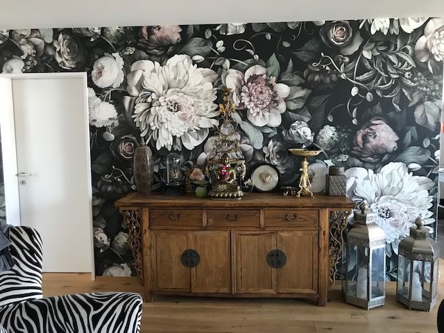 Blumentapete - Maler Schaad GmbH - Maler und Tapezierer