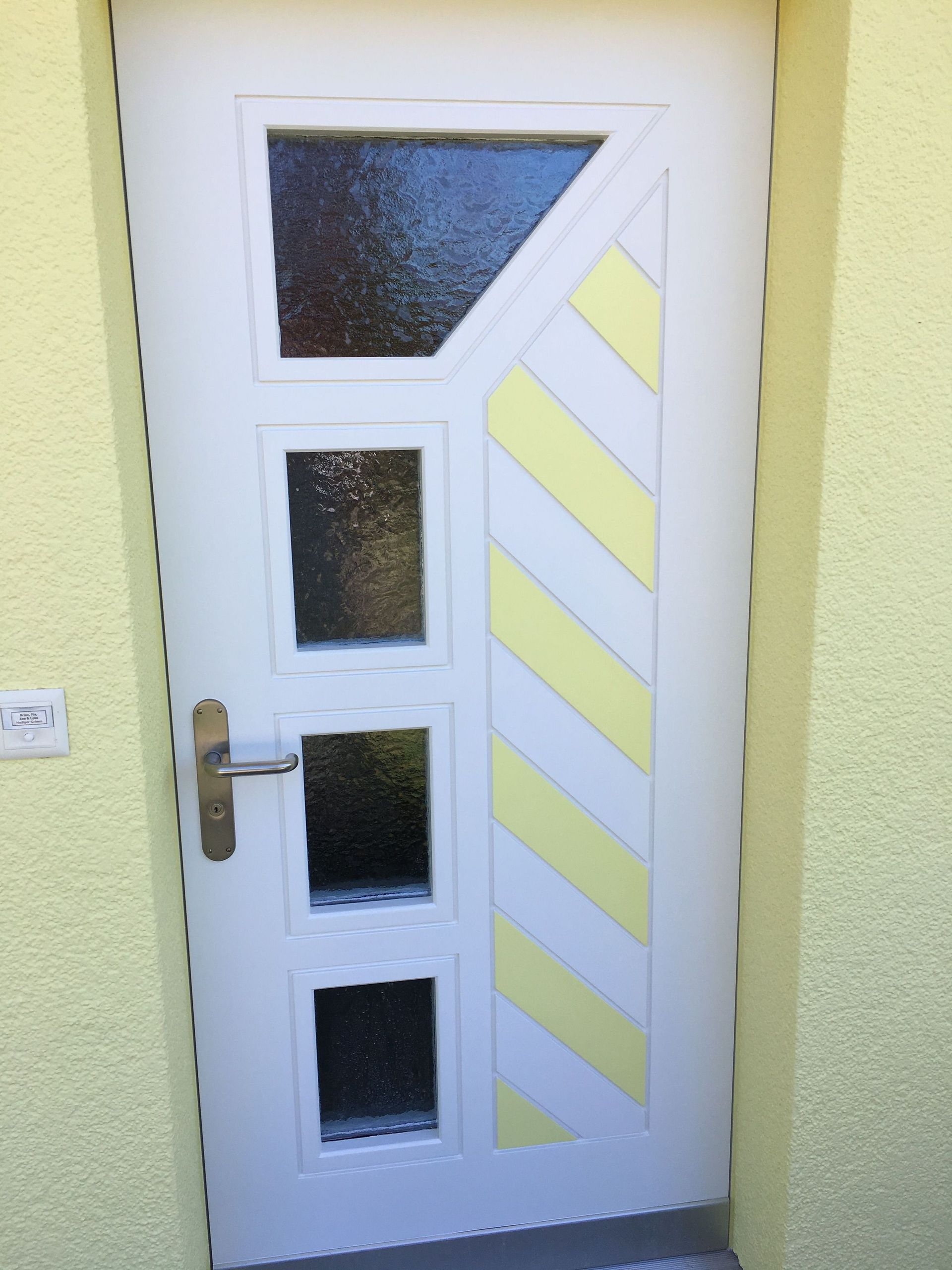 Aussenarbeiten Eingangstür - Malergeschäft Bugmann - Niederlenz