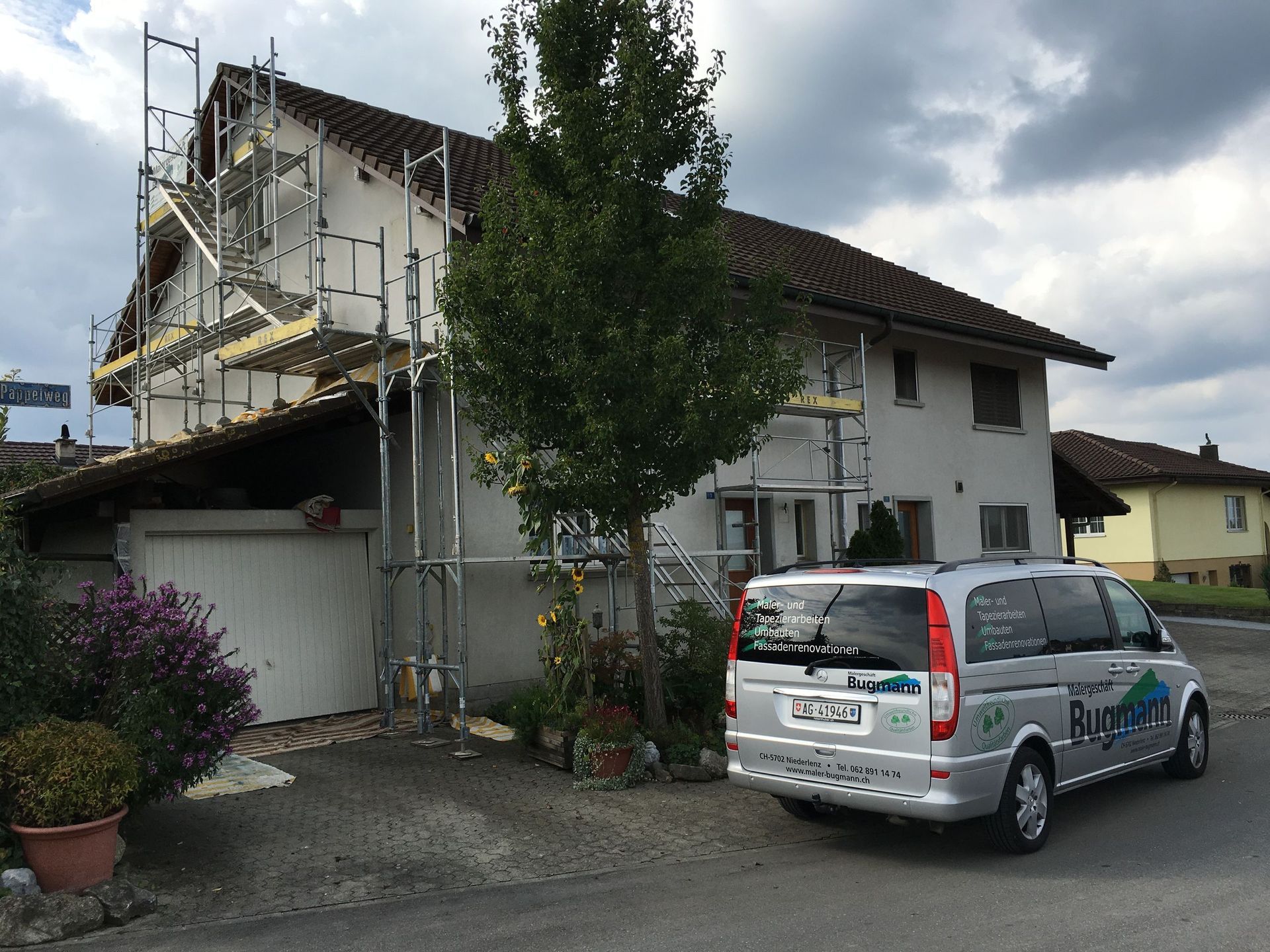 Fassadenarbeiten 6 - Malergeschäft Bugmann - Niederlenz