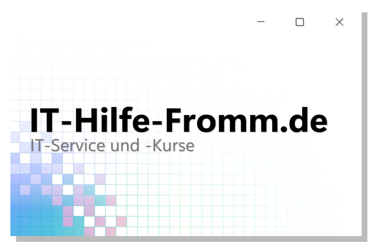 Hilfe bei Problemen mit PC und Laptop
Kurse Seminare zu Office, Excel, Word, Outlook, SharePoint und PowerPoint