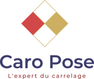 Accueil Logo texte CarPose avec un O bleu-vert dégradé et une douce lueur bleue.