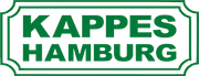 Gr&uuml;nes Logo mit dem Schriftzug &bdquo;KAPPES HAMBURG&ldquo; in einem Rechteck mit gewelltem Rand.