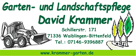 Garten und Landschaftspflege David Krammer Logo