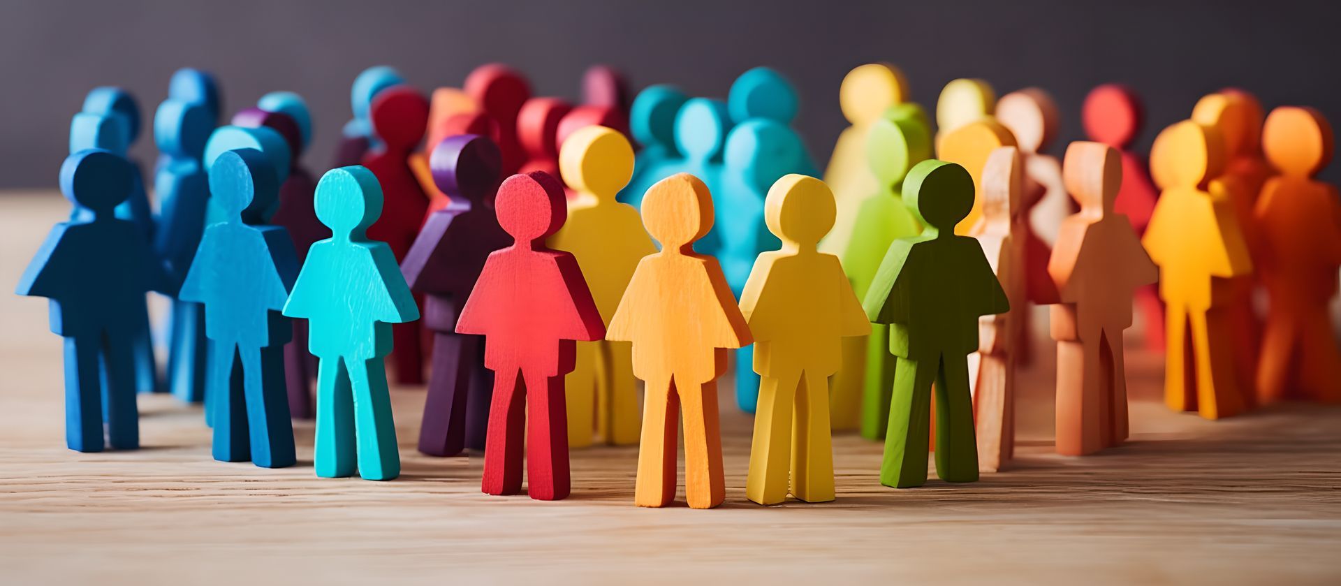 Personnages de toutes les couleurs