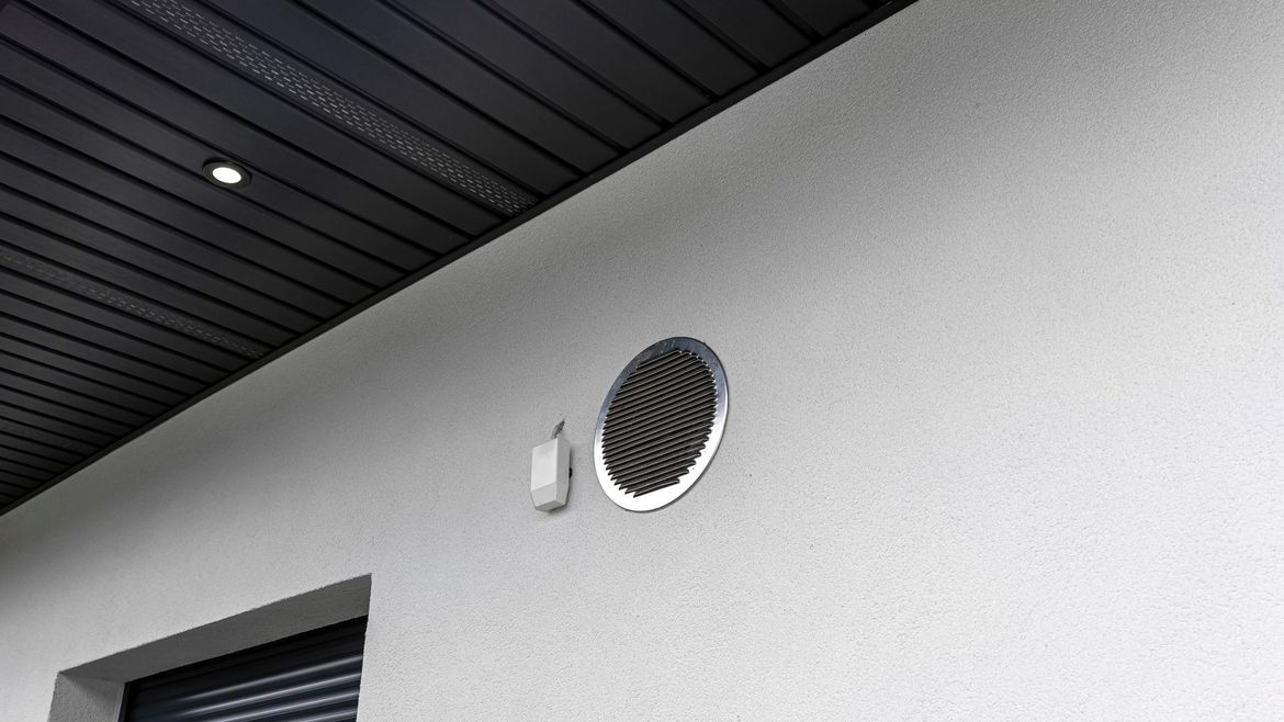 Ventalition à l'exterieur d'une maison