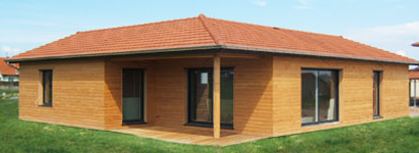 3D d'une maison en bois