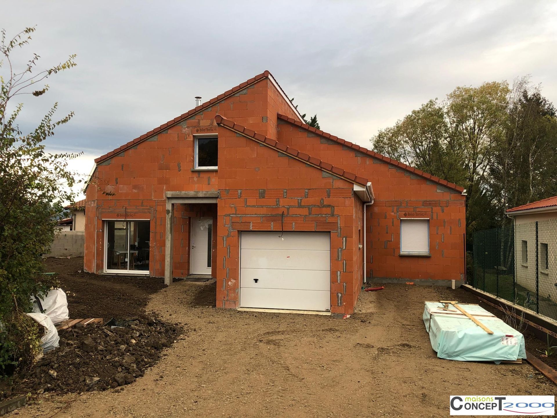 Maison personnalisée en brique