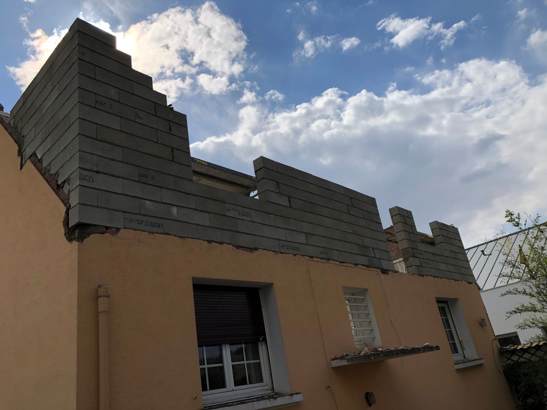 Surélévation de maison