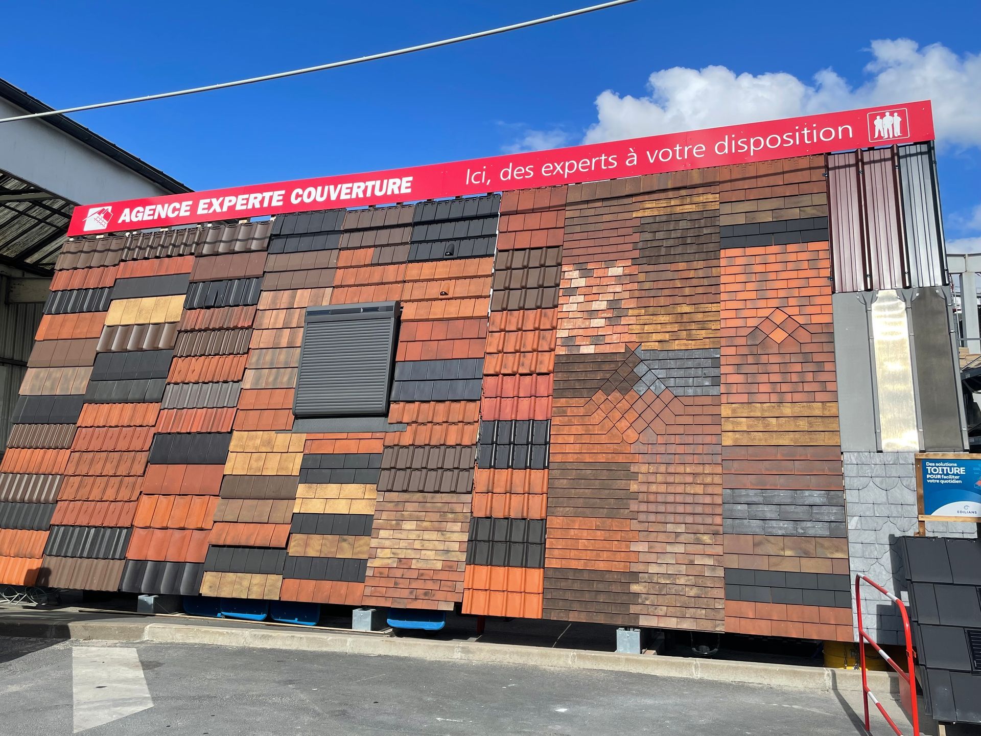Différents matériaux de toiture