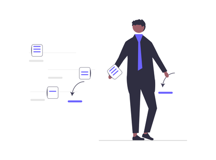 Un hombre con traje y corbata sostiene un trozo de papel.