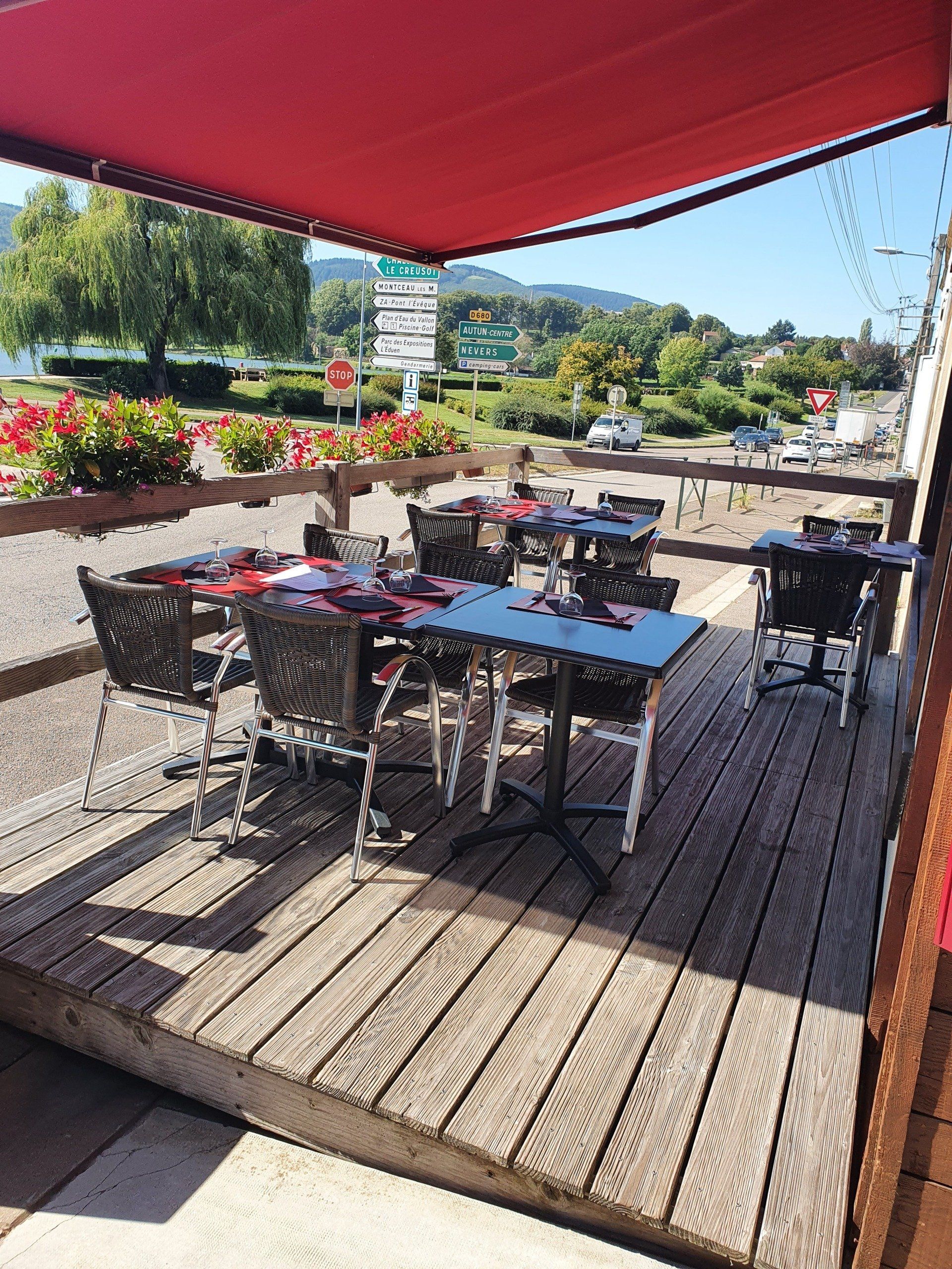 Restaurant La Table du Boucher terrasse