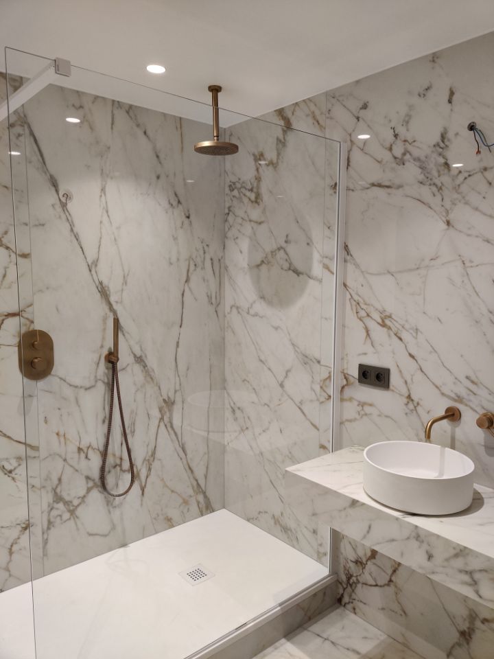 Luxe badkamer marmer