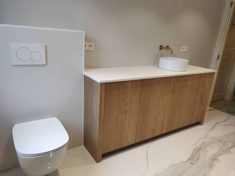 Badkamer marmeren vloer